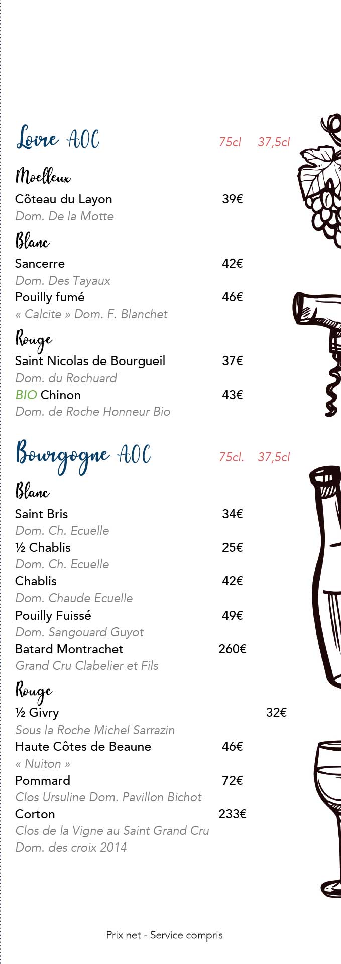 Carte Menu Restaurant Bar Vins Crepes Cote Brune Restaurant Meribel Mottaret